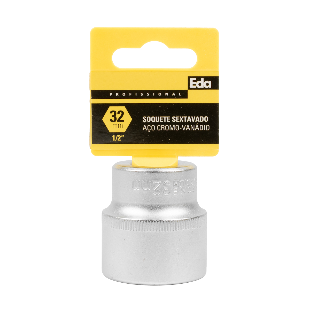 Soquete Sextavado CR-V 1/2″ 32mm